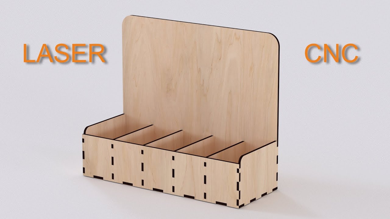 stand for small items, box in CorelDraw, dxf, svg, vector