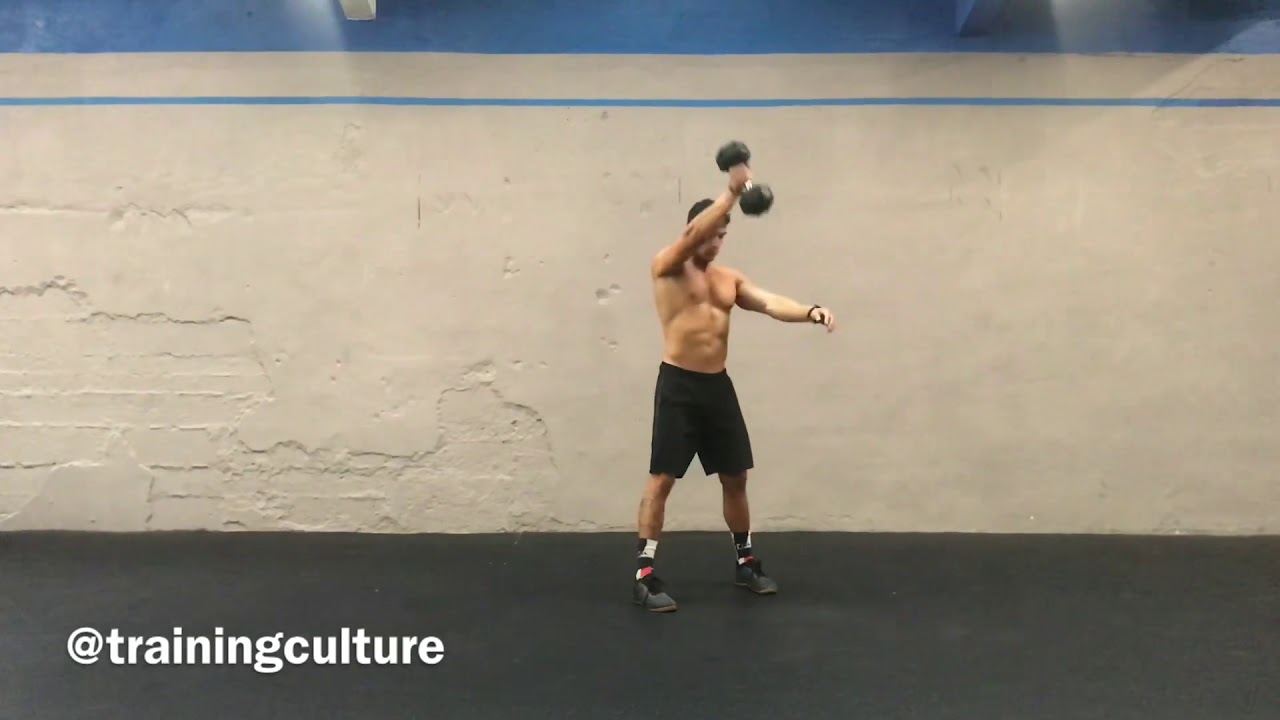 One arm dumbbell swing Training culture YouTube