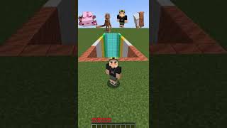Which Minecraft Mob Can Survive Spikes Wall Jump 🤯#animationstory #minecraft #memes #shorts #tacz