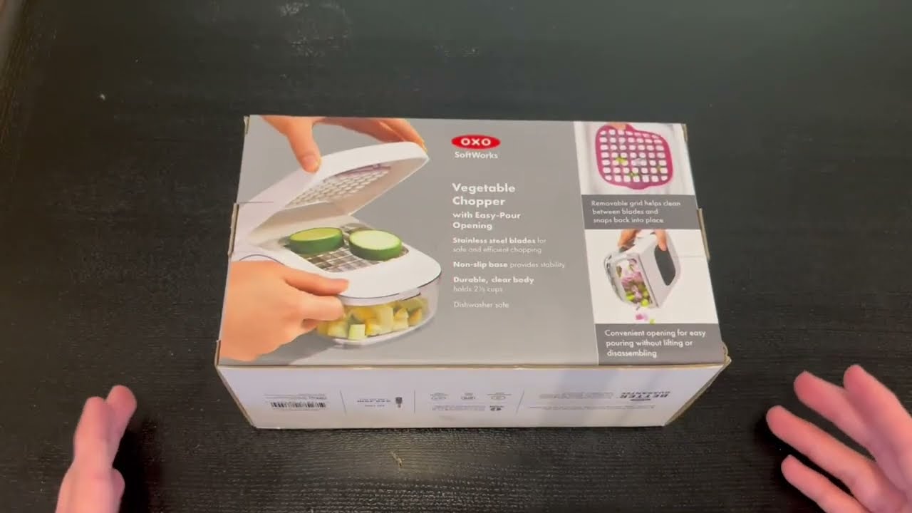 OXO Vegetable Chopper with Easy-Pour Opening 