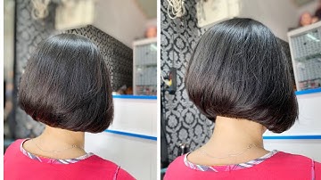Classic bob hair cut , cắt tóc bob cổ điển | Quang Saker
