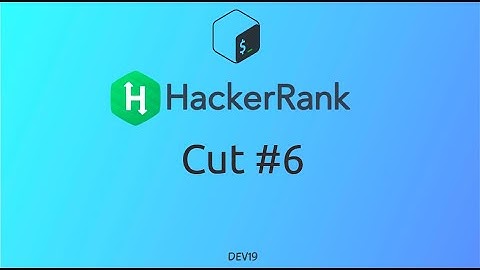 #17 Cut #6 | HackerRank Linux Shell #shellscripting #hackerrank #coding #computerscience #670