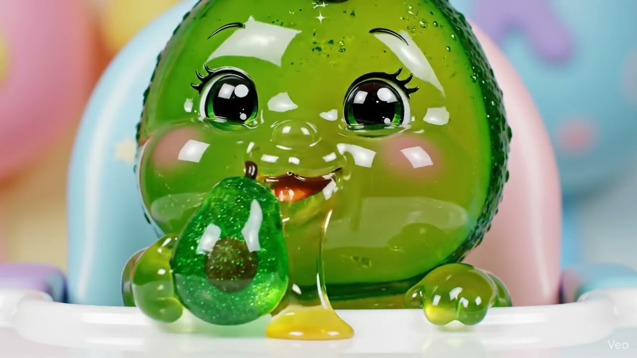 Avocado eating mini avocado🥑 | Satisfying ASMR