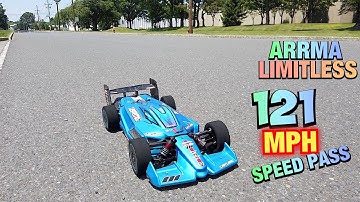 Arrma Limitless 8s 121 MPH Castle Creation power ||  Moving up slowly