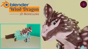 The Wind Dragon | #Blender Time lapse series