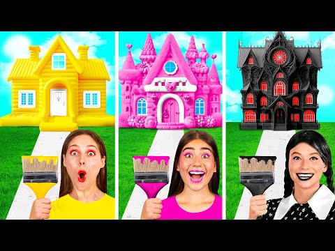 One Colored House Challenge Prank Wars By GoFun Challenge 