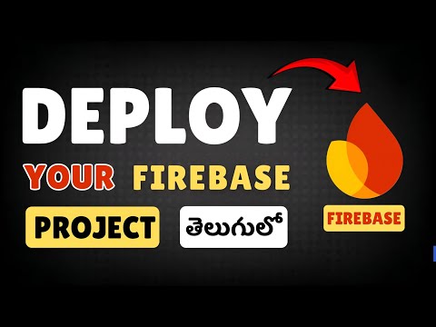 Deploy Firebase Full Stack Project in Firebase in Telugu | React + Firebase Hosting + Firestore