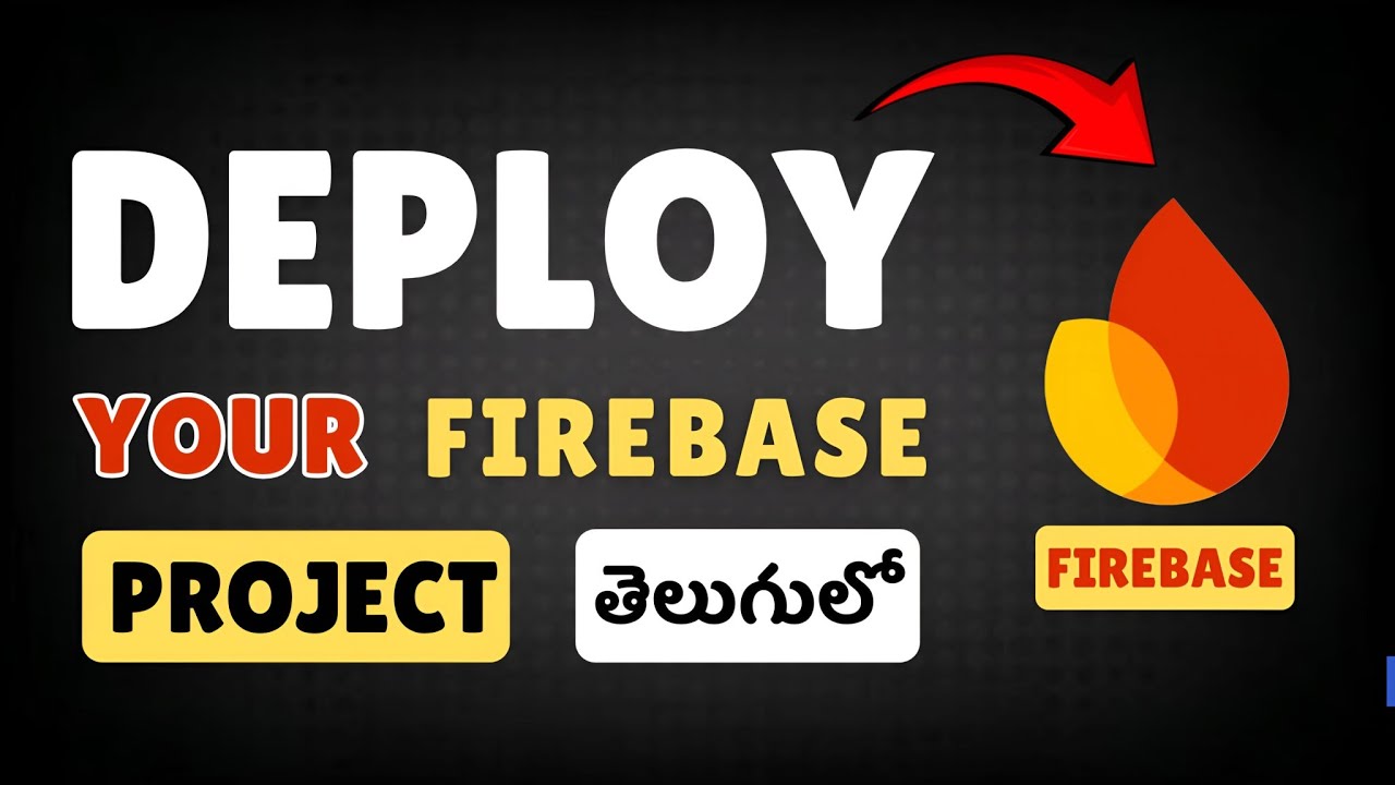 Deploy Firebase Full Stack Project in Firebase in Telugu | React + Firebase Hosting + Firestore