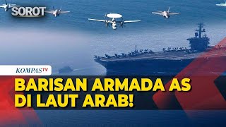 Potret Barisan Armada As Di Laut Arab Di Tengah Perundingan Asiran Di Oman