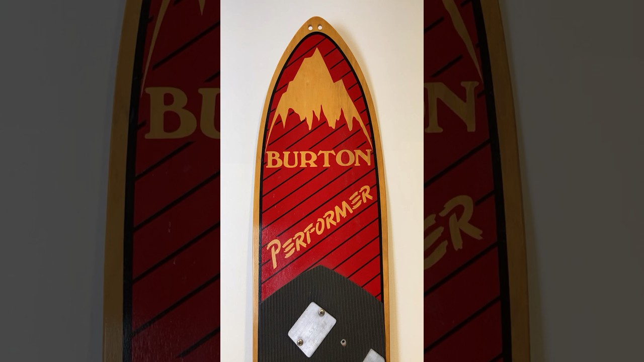 The 1985 Burton Performer #burtonsnowboards #vintagesnowboard #snowboarding - YouTube The 1985 Burton Performer #burtonsnowboards #vintagesnowboard #snowboarding - YouTube