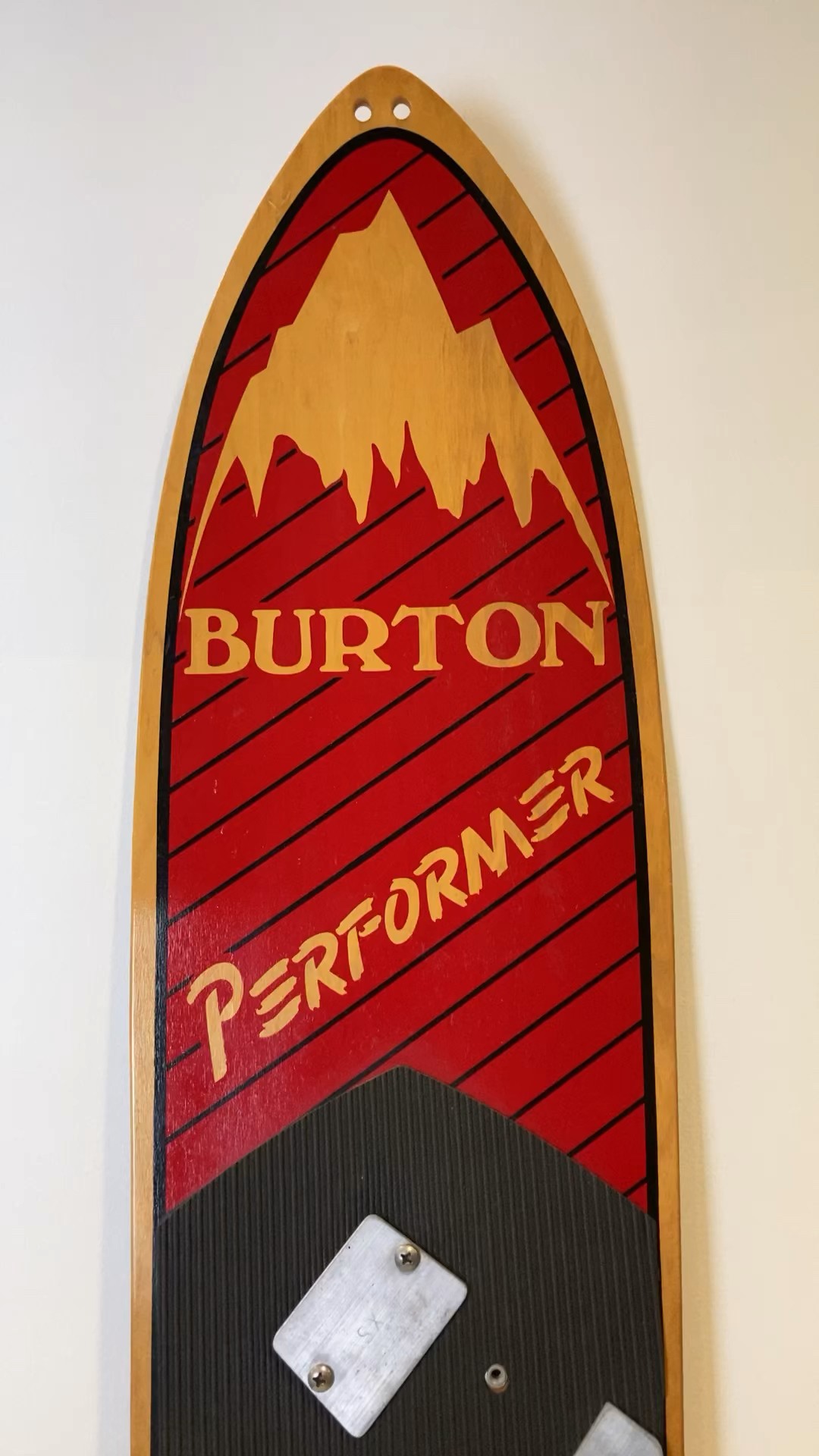 The 1985 Burton Performer #burtonsnowboards #vintagesnowboard