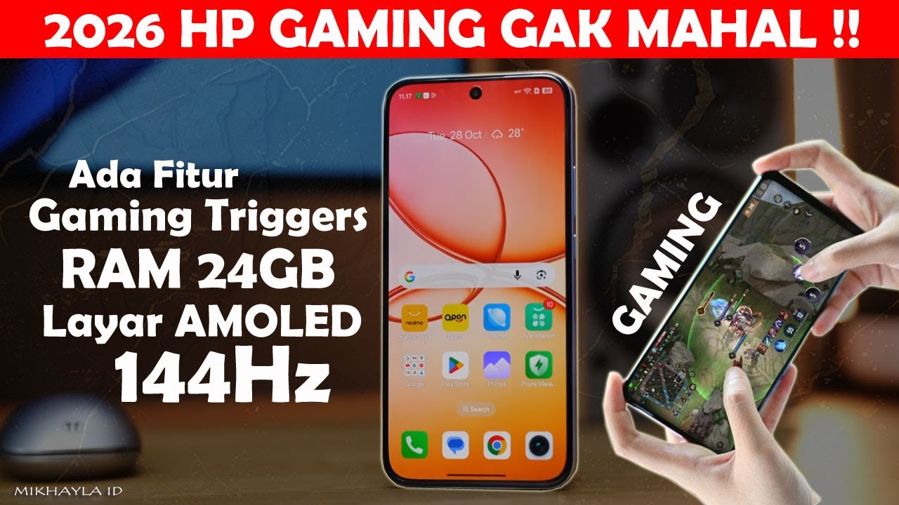 INI BARU WORTH IT ‼️ RAM 12GB, 7000 MAH, AMOLED 144Hz - 1 JUTAAN 🔥 HP GAMING MURAH DI 2026