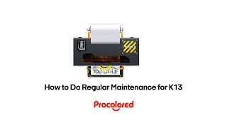How to Do Regular Maintenance for K13