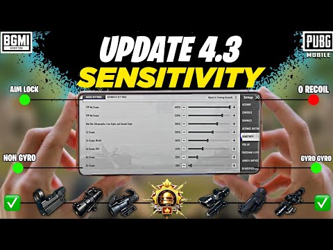 PUBG Mobile 4.3 Update: Perfect Zero Recoil Sensitivity and Optimization Settings Guide
