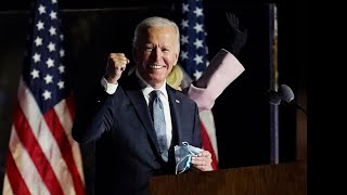 President-elect Joe Biden addressing the nation for first time since he became projected winner