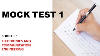 MOCK TEST 1 | ELECTRONICS MCQ |POLYTECHNIC LECTURER| PWD ENGINEERING ASSISTANT| OVERSEER Gr.1|
