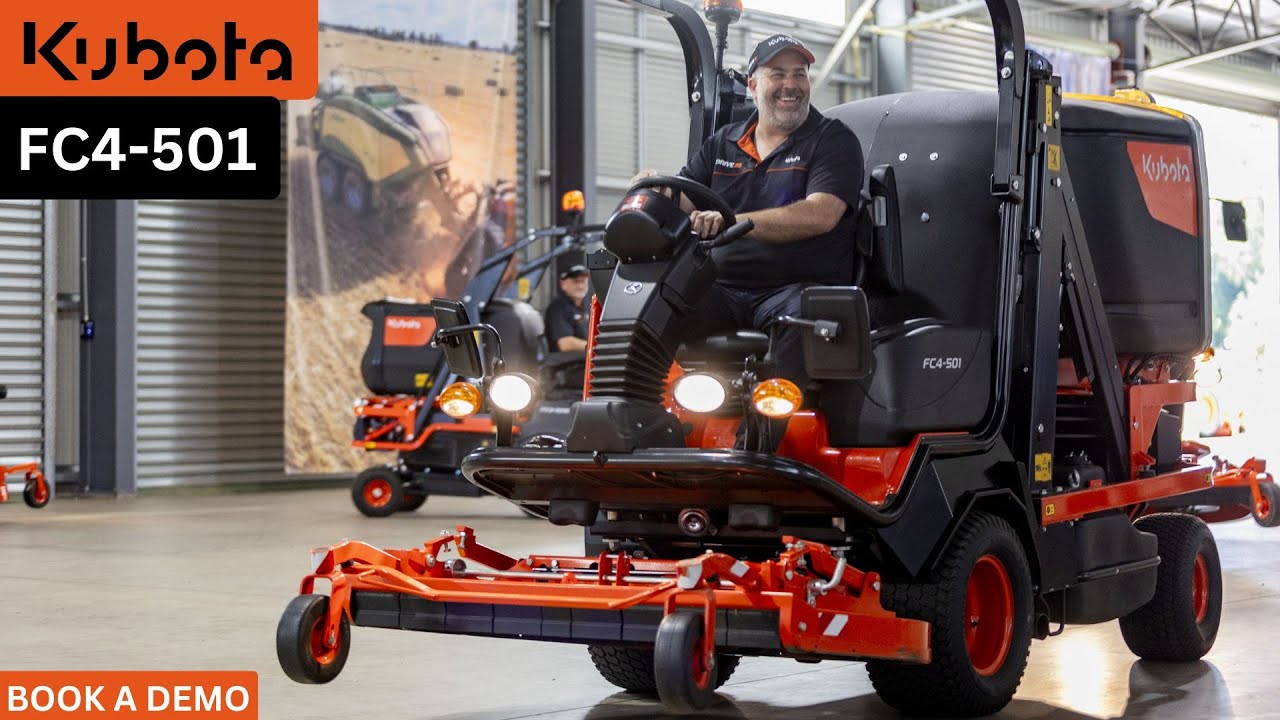 АБСОЛЮТНО НОВАЯ газонокосилка Kubota FC4-501 Outfront 