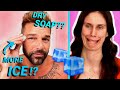 Dry Soap, Ice Facials & More - Esthetician Reacts to Ricky Martin's Skincare Routine