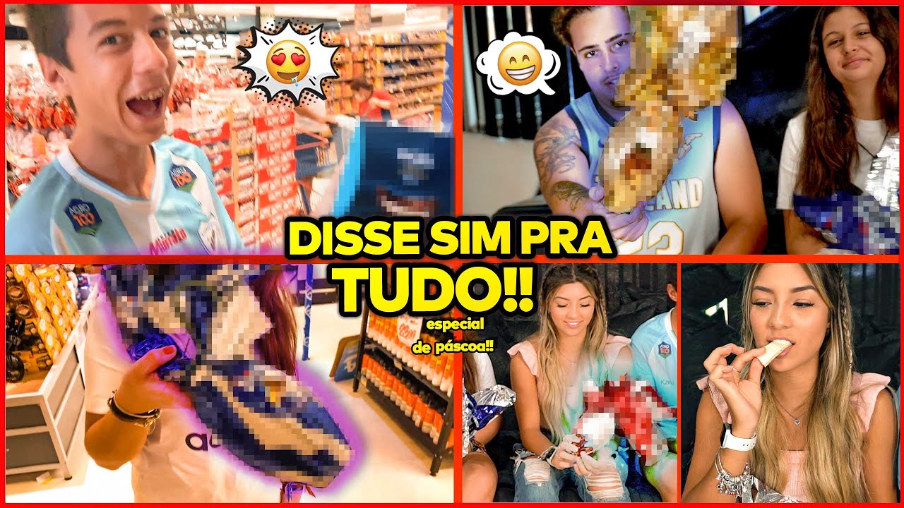 DISSE SIM PARA TUDO NA PÁSCOA PARA ELES!! ( gastei muito? )