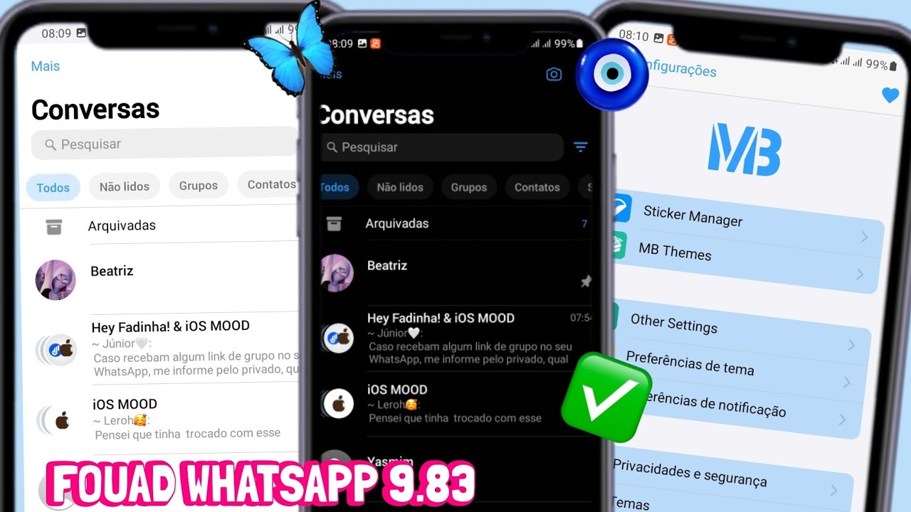 SAIU🔥 NOVA ATUALIZAÇÃO DO WHATSAPP IGUAL DE IPHONE NO ANDROID V.9.83 ...