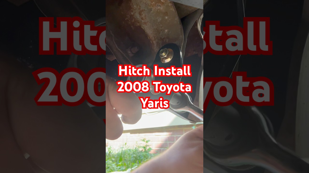 1 1/4” Curt Manufacturing Hitch Installation Toyota Yaris 