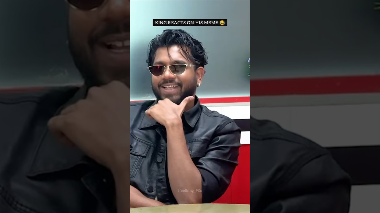 King Reacts On His Meme 😂 || King Podcast With 