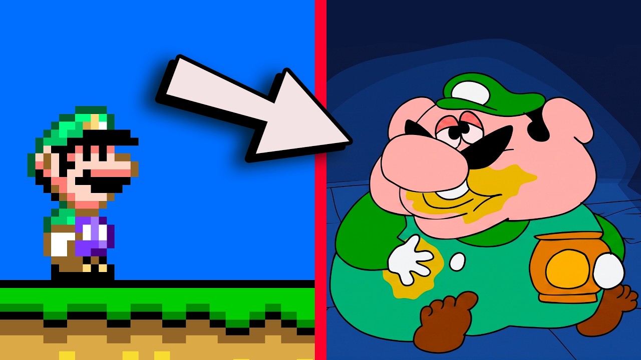 Wait...WHAT Happened to Luigi?! - BTG Reacts to funny Mario videos