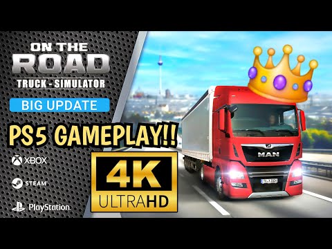 UPGRADE GRÁFICO - ON THE ROAD:TRUCK SIMULATOR! PS5 GAMEPLAY 4K 60 FPS