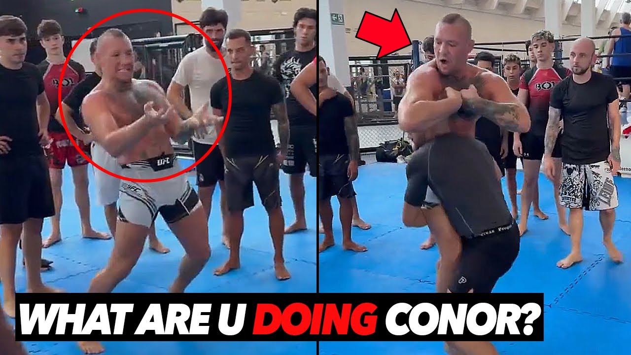 Conor McGregor Shows INTENSE Grappling Training Ahead Of UFC Comeback Rumors