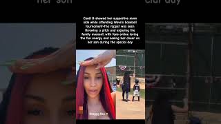 Cardi B shows supportive mom energy at Wave’s baseball tournament ⚾️❤️