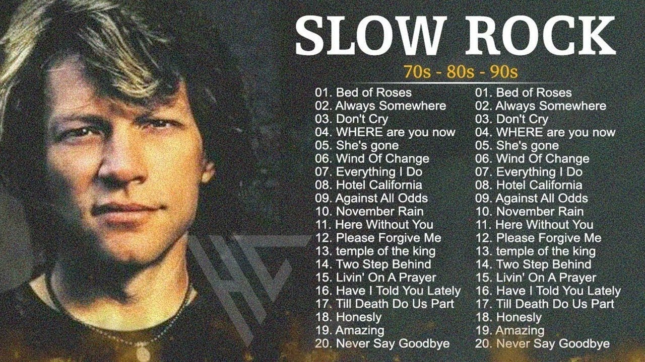 Air Supply, Nirvana, Guns N Roses, Led Zeppelin, Scorpions, Bon jovi   Slow Rock Love Song 70s 80s l