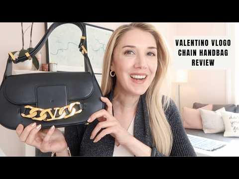 Video Valentino VLogo Chain Handbag Review | What Fits Inside, Mod Shots & Is It Worth It?