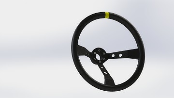 How to make a Steering Wheel in SOLIDWORKS (Drift Steering Wheel)