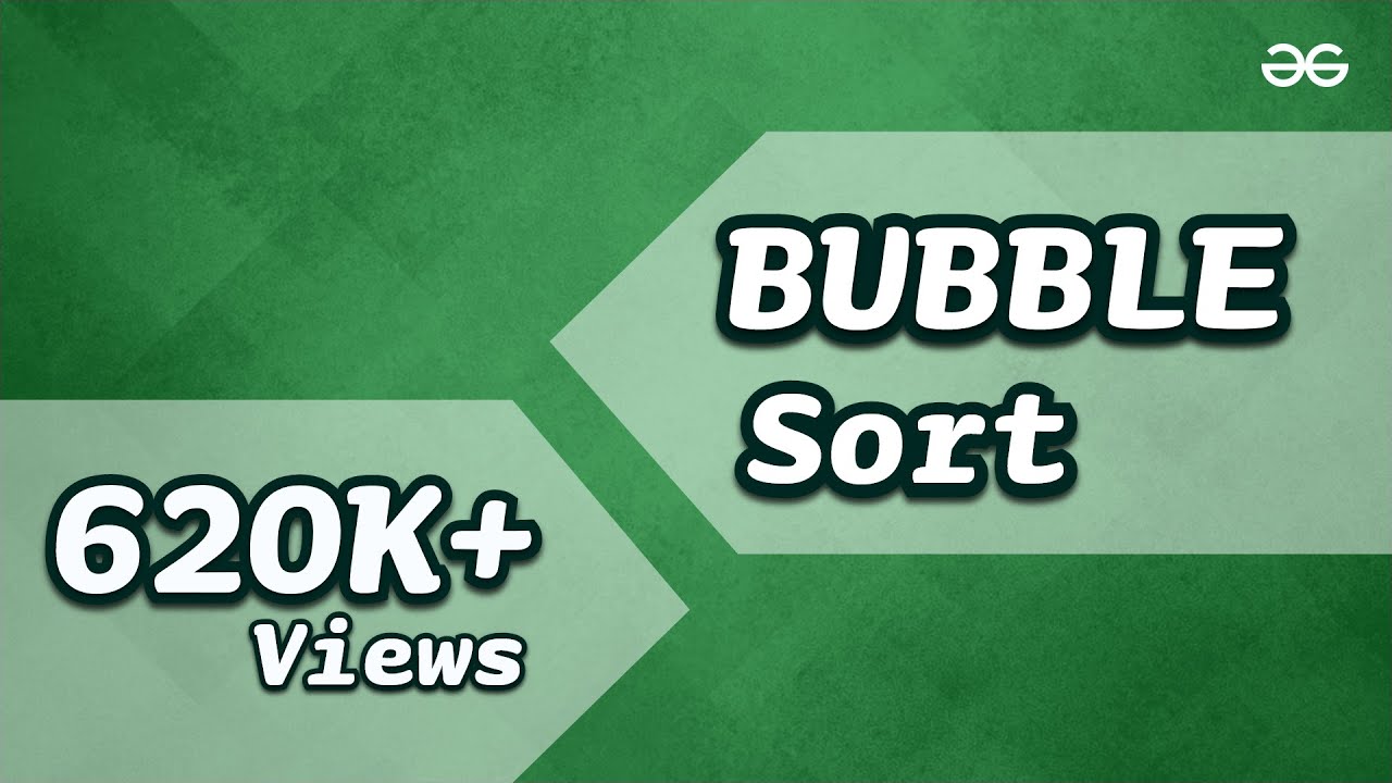 Bubble sort (animated example) 