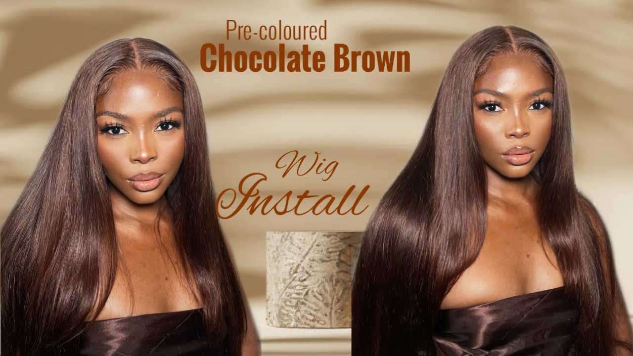 The BEST PRE-COLOURED BROWN WIG | step-by- step flawless install | ft ALIPEARL HAIR