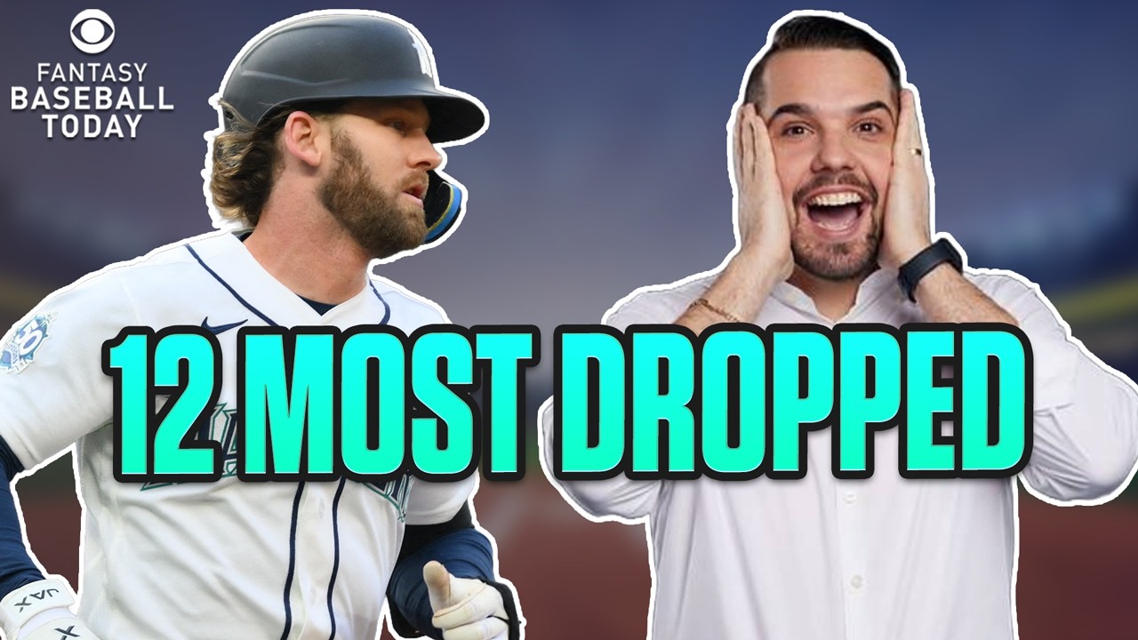 12 MOST DROPPED Players in Fantasy Baseball Leagues