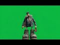 The man with the big mustache has big feet 4k green screen VFX