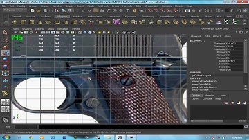 Maya M1911 Gun Modeling Tutorial Part 2