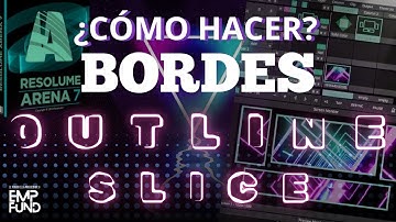 Como hacer bordes de impacto, slice outline, mascaras, en Resolume Arena