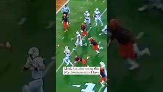 This proves football players are super soft! #shorts #football #northwestern screenshot 5