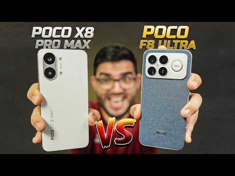 WOW! Poco X8 Pro MAX vs Poco F8 Ultra! Which one to buy? A surprising comparison!