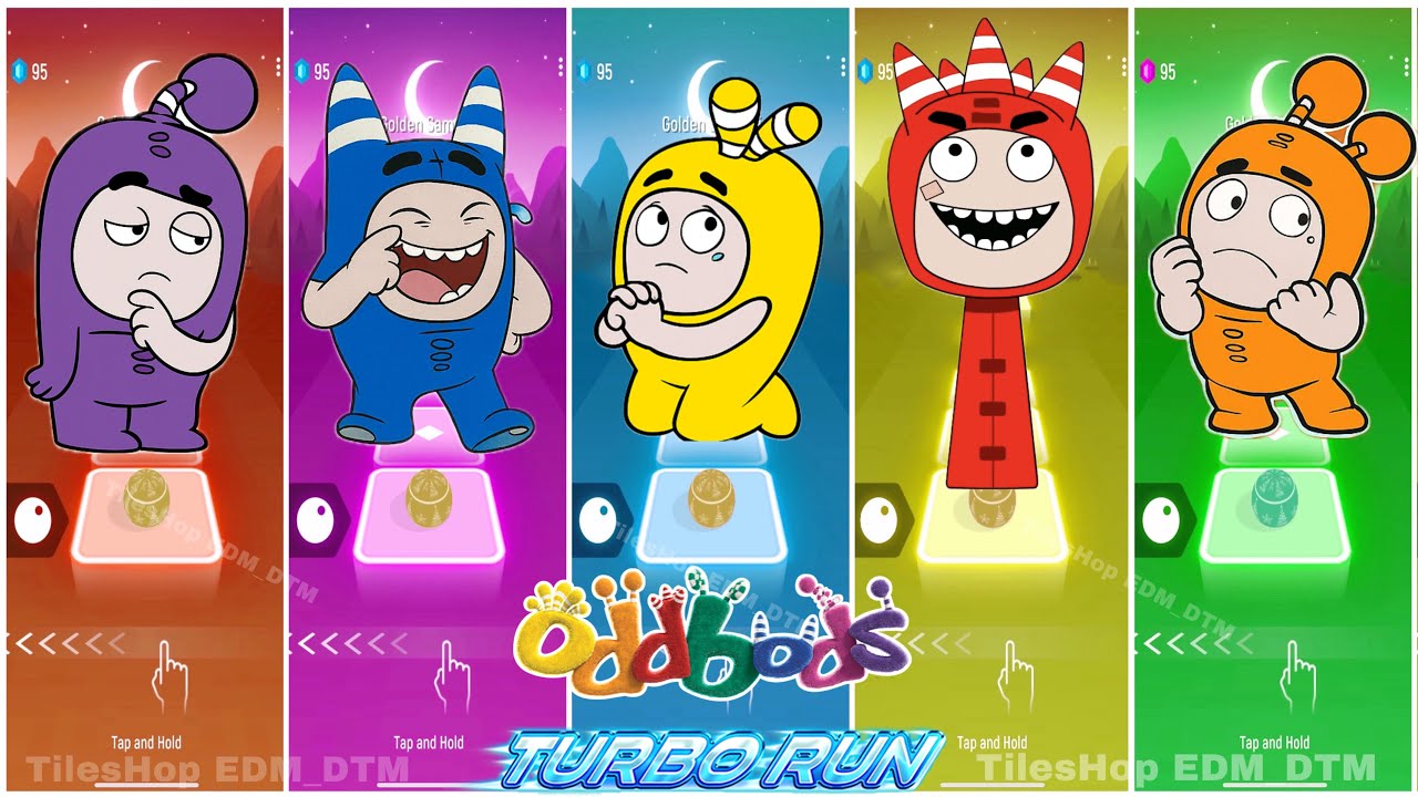 Oddbods Jeff 🆚 Oddbods Pogo 🆚 Oddbods Bubbles 🆚 Oddbods Fuse 🆚 Oddbods Slick 🎶 Who Will Win?