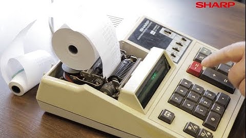 [Simply Reliable Story] Sharp Calculator still operates after 40 years