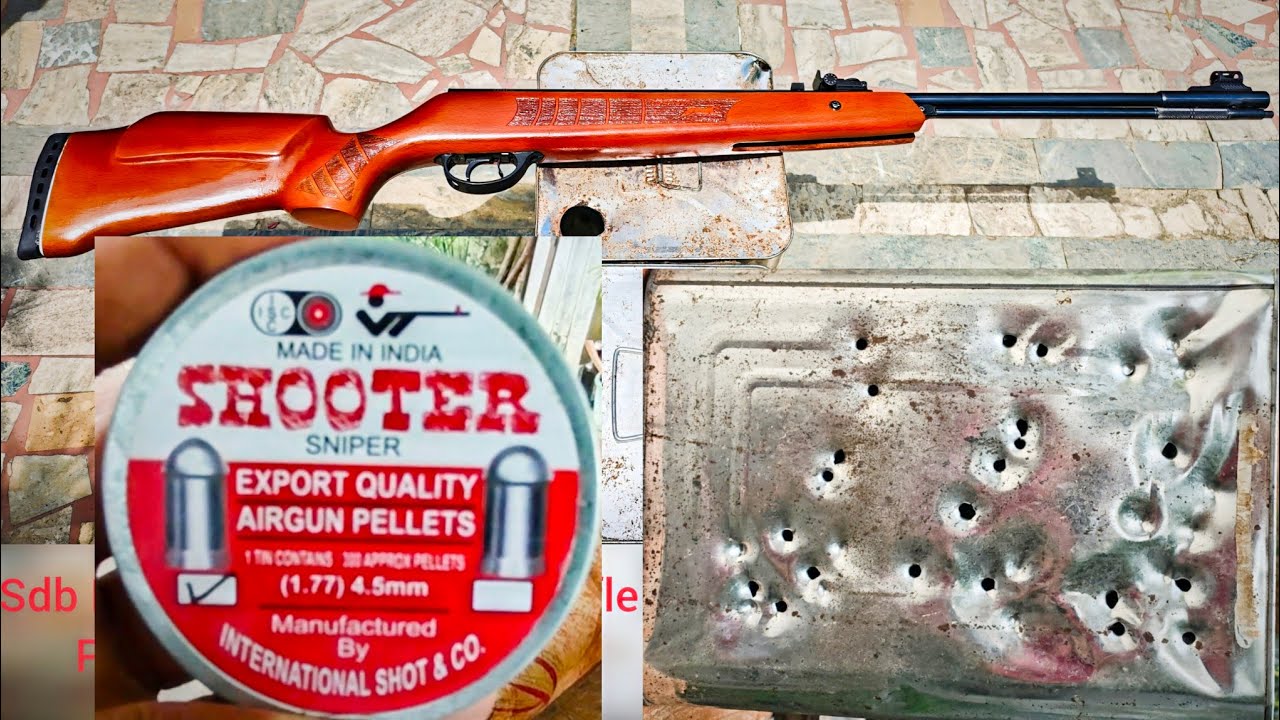 Shooter pellet penetration power test Sdb Panther air rifle 👍