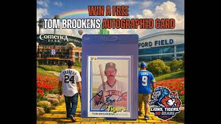 Win A Free Tom Brookens Autographed Card