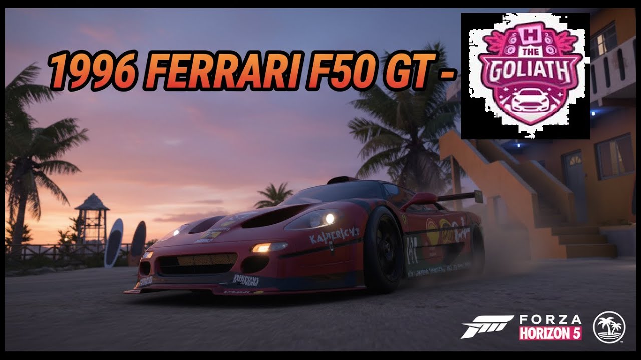 1996 FERRARI F50 GT   Goliath Race FORZA HORIZON 5   Full Lap
