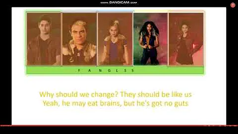 Like the Zombies do- Z - O - M - B - I - E - S  2 (color-coded lyrics)