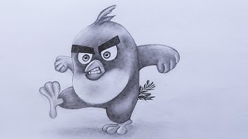 How to Sketch Angry Bird