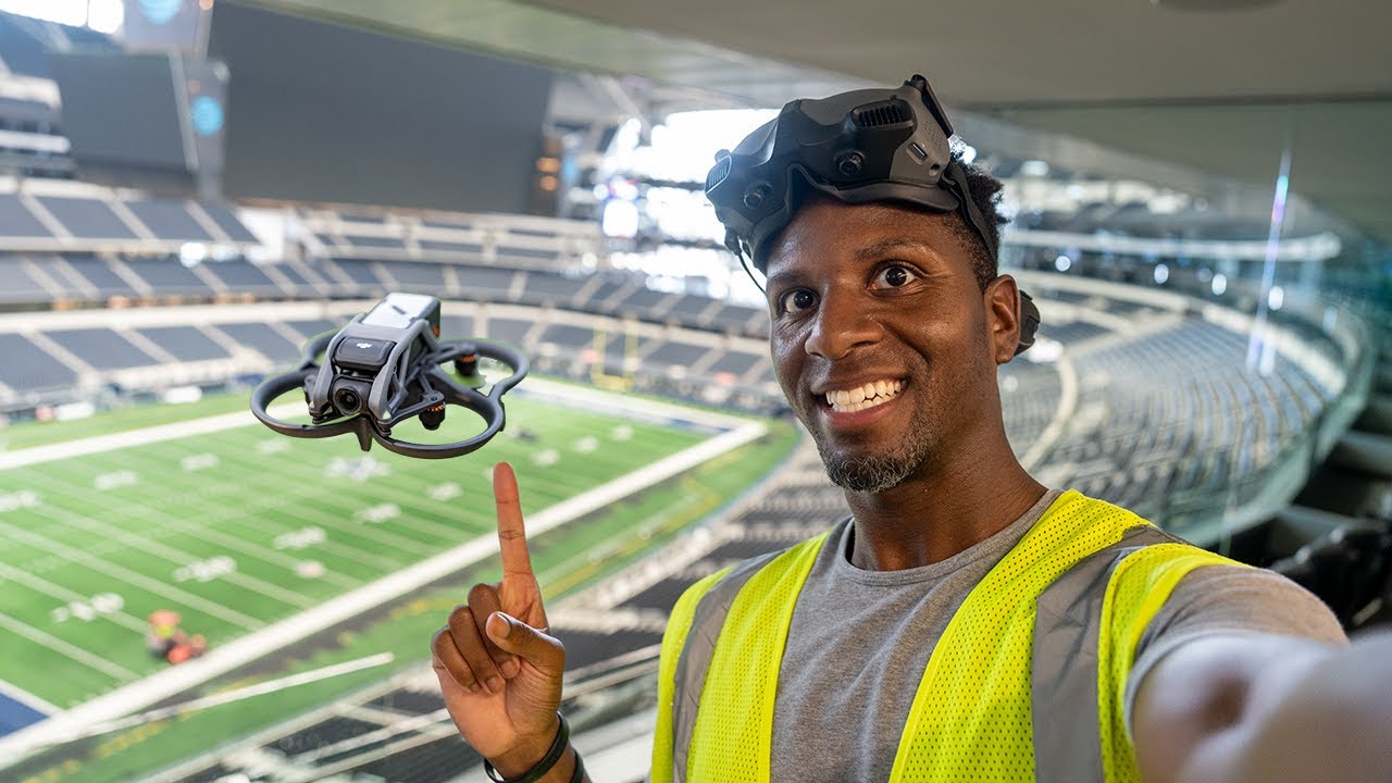 I Flew A Drone Through this NFL Stadium