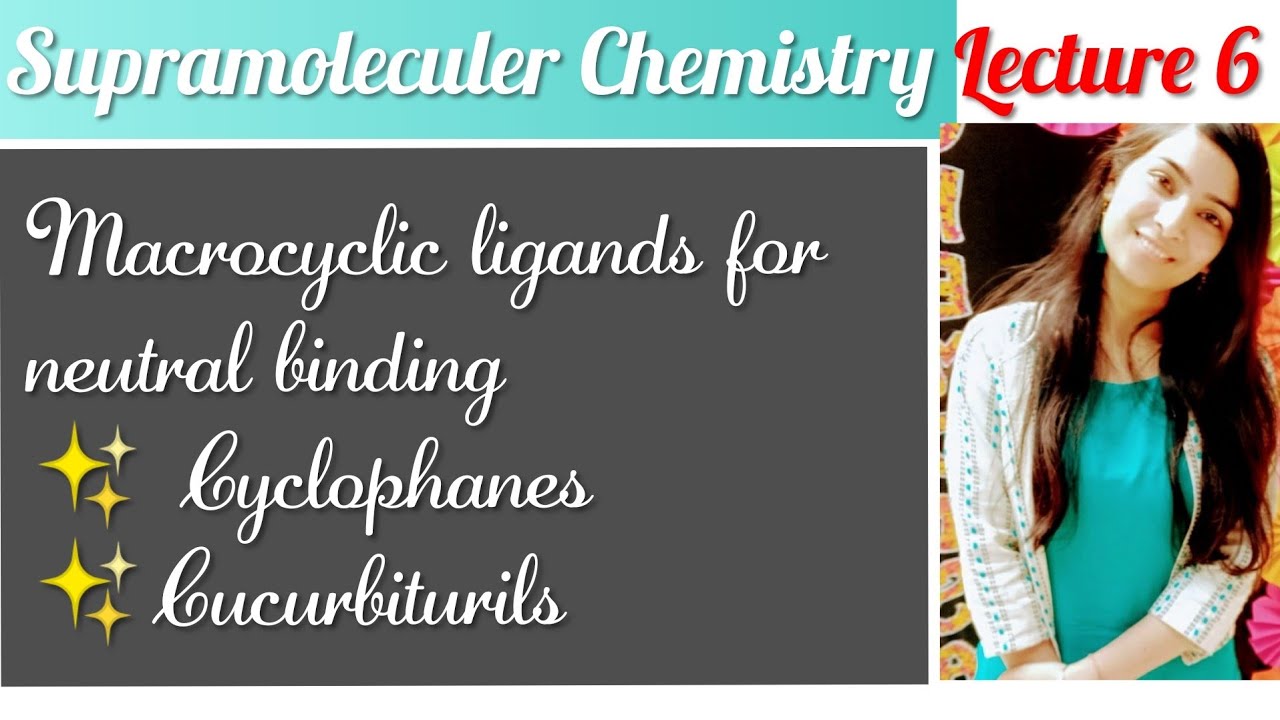 Supramoleculer Chemistry|| lecture 6 ||cyclophanes, Cucurbiturils|| msc Chemistry